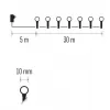 EMOS 300LED XMAS CHERRY TIMER 30m WW