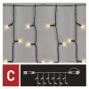 EMOS D1EW01 CONNECT CURTAIN 100 LED 1x2m IP44-osvětlení vánoč.bez transformátoru