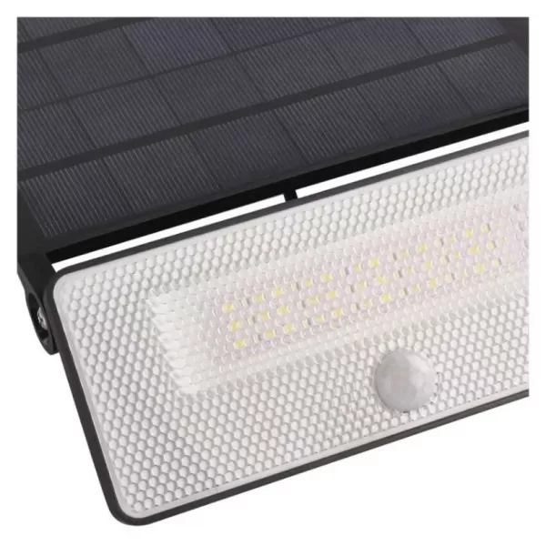 EMOS Solární LED reflektor SOLO s pohybovým čidlem, černý, 1600lm neutrální bílá ZG122S