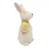 Dekorace - Králíček s vajíčkem keramický 11,6cm
