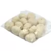 Dekorace - Bílé minidýně v sáčku 18ks 3,5cm