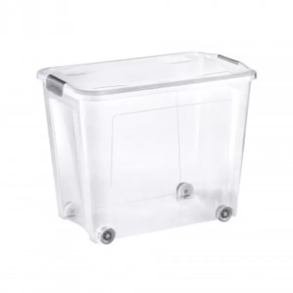 Box úložný COMBI s víkem 67l transparent