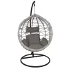 Křeslo závěsné, houpací OTELO světle šedé- IGOTREND D056-BX3012