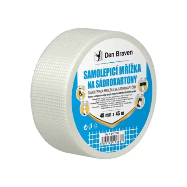 DENB samolep.mřížka na sádrokart. 48mm x 45m