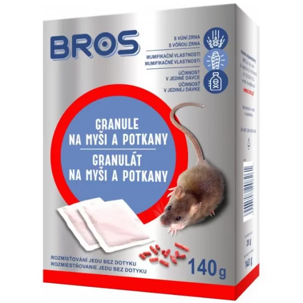Bros Granule na myši 7x20g (140g)