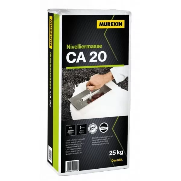 MUREXIN nivelační hmota na anhydrit CA 20 TOPLEVEL /25kg/ 42KS (2-15mm)(spotřeba1,5kg/m2/1mm vrstva)
