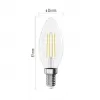 EMOS LED žárovka Filament svíčka/E14/3,4W (40W)/470lm/teplá bílá ZF3D22