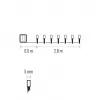 EMOS 40LED XMAS 3AA IP44 2,8m WW D4FW01