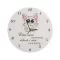 Hodiny nástěnné dřevo CAT HOME bílé pr. 34 cm