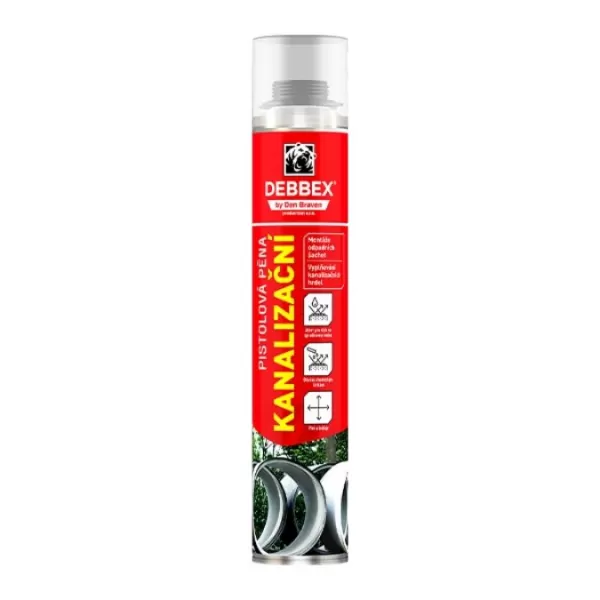 DENB Pěna pistolová kanalizační 750ml