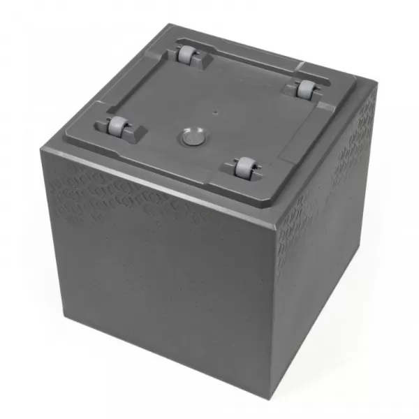 Květináč KARO ECO recykl 400x400 beton-šedý
