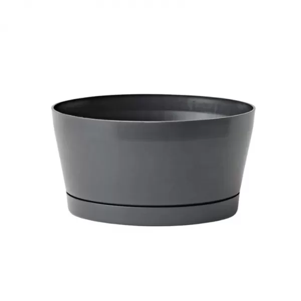Mísa MIRA s podmiskou antracit 24cm mat