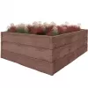 BEVES deska betonová ZÁHON DŘEVO 200cm hnědá (12ks/pal.)