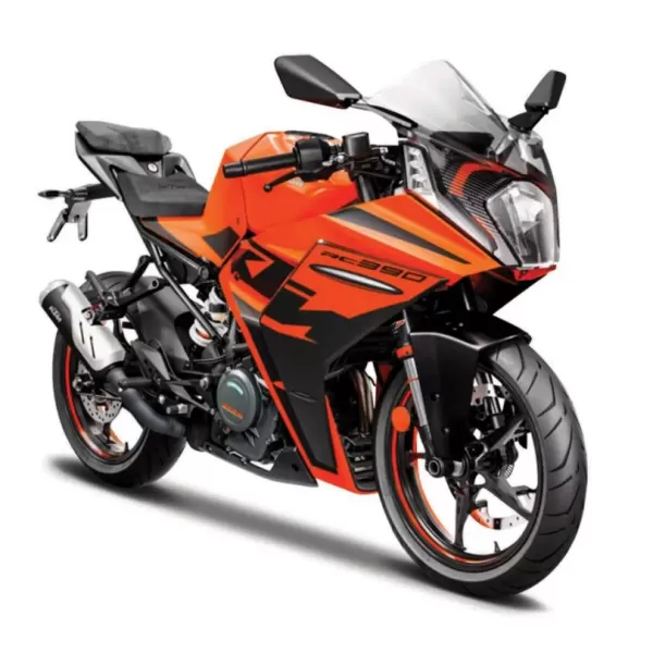 Maisto - Motocykl, KTM RC 390, oranžová, 1:18