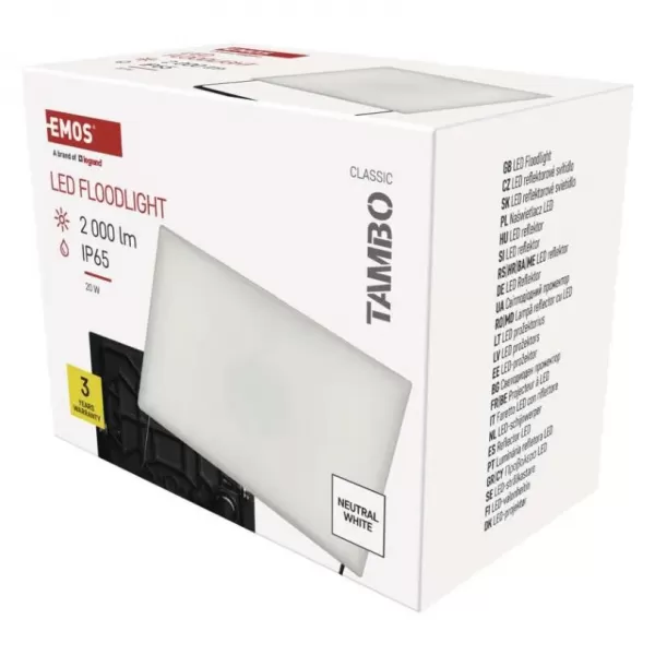EMOS LED refektor TAMBO,20W 2000lm /ZS2522/
