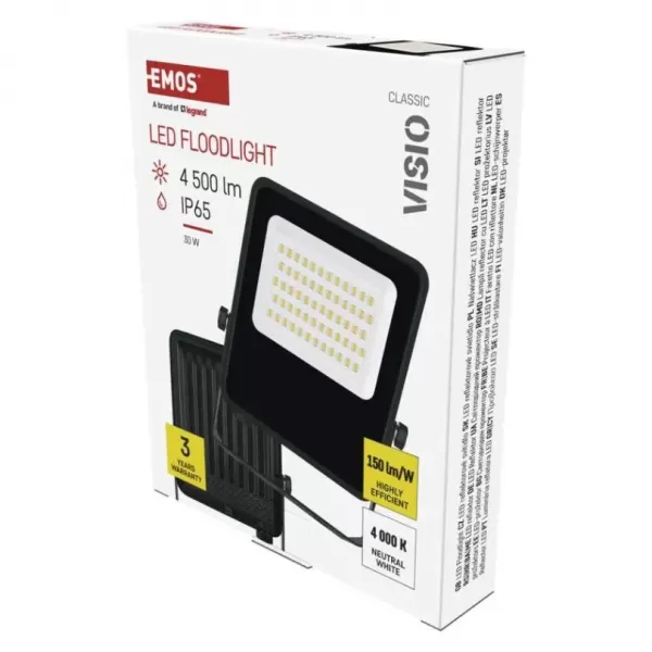 EMOS Reflektor LED VISIO 30W 4500LM IP65 NW ZS2533