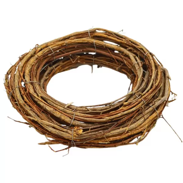 Dekorace-Věnec vrba bělěný 25cm š.5cm