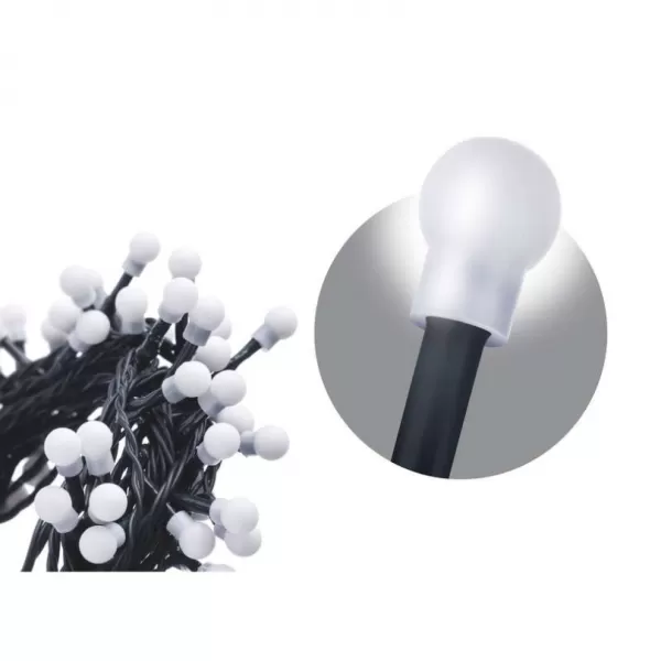 EMOS Řetěz vánoční 100LED XMAS CHERRY 5M IP20 CW /ZYK0204/
