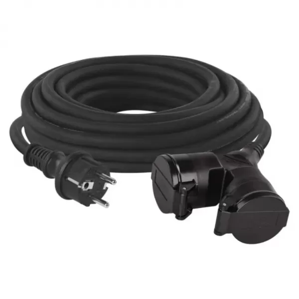 EMOS Prodlužka 2Z 10M 3x1,5 GUMA IP44 P0601