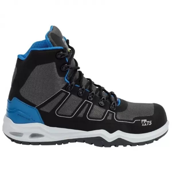 Obuv kotník nM SPORTY RANGE TRACK S3S ESD vel. 43 černá-šedá-modrá