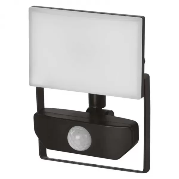 EMOS LED reflektor TAMBO se senzorem pohybu, 10 W, 1000 lm, černý