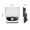 EMOS LED reflektor TAMBO se senzorem pohybu, 10 W, 1000 lm, černý