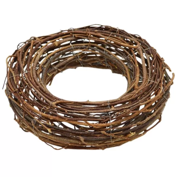 Dekorace-Věnec vrba neloupaný 25cm š.5cm