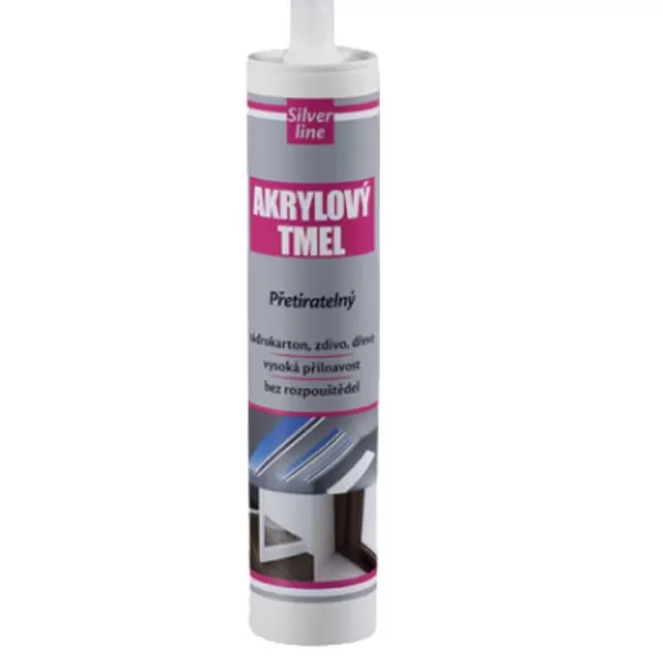 DENB Tmel akrylový 280ml bílý Silver Line
