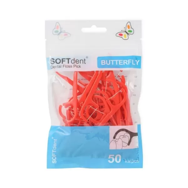 SOFTdent Dentální párátka Butterrfly 50ks