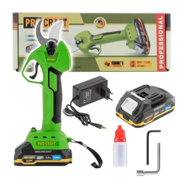 PROCRAFT Aku ruční pilka s pouzdrem PKA32Li-P + ES25Li + EP3.0R