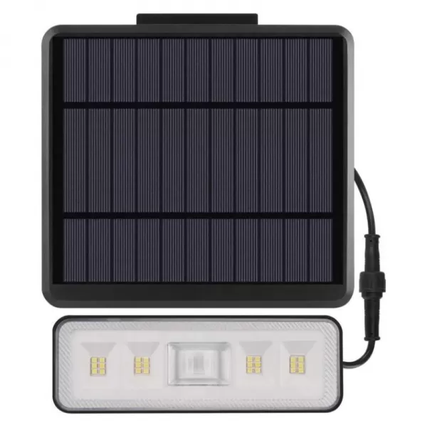 EMOS Solární LED reflektor SUNNO s pohybovým čidlem, černý, 1300lm neutrální bílá ZG112S