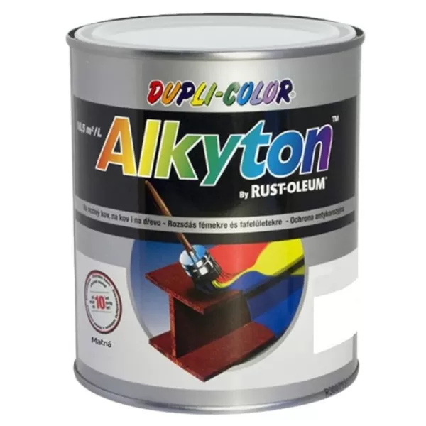 Alkyton hladký lesklý RAL 3020 - dopravní červená, 250ml