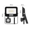 EMOS LED reflektor GLARO Č 20W 2000lm IP54 NW PIR ZS2324B