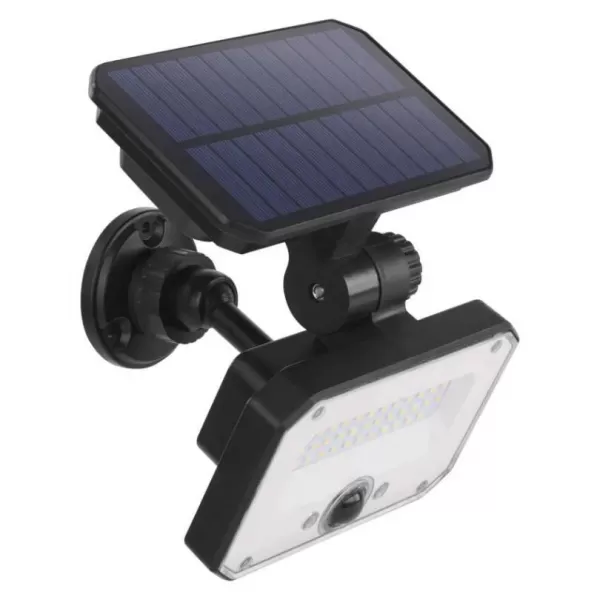 EMOS Solární LED reflektor SPILO s pohybovým čidlem, černý, 1500lm neutrální bílá ZG132S