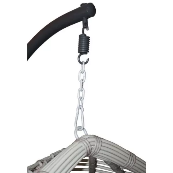 Křeslo závěsné, houpací OTELO světle šedé- IGOTREND D056-BX3012