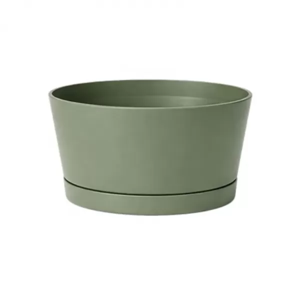 Mísa MIRA s podmiskou zelená 24cm mat