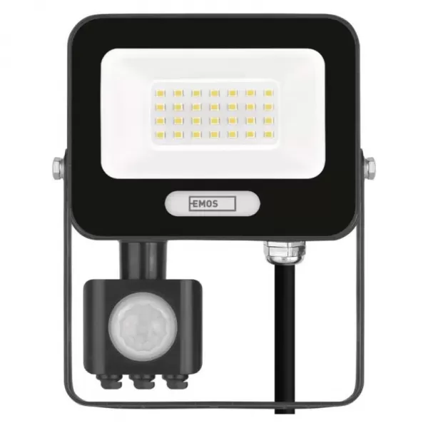 EMOS LED reflektor GLARO Č 20W 2000lm IP54 NW PIR ZS2324B