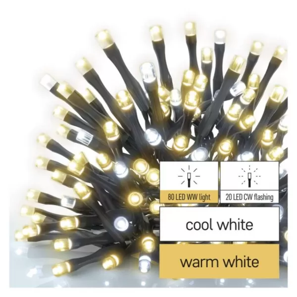 EMOS D1AN02 CONNECT CHAIN 100LED 10M IP44-světýlka