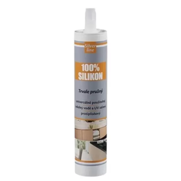 DENB Silikon profi 280ml bílý Silver Line