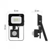 EMOS LED reflektor SIMPO s pohybovým čidlem, 10W, černý, neutrální bílá ZS2313