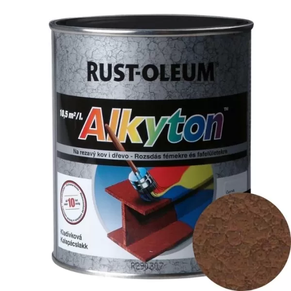 Alkyton kladívkový efekt - hnědá, 750ml