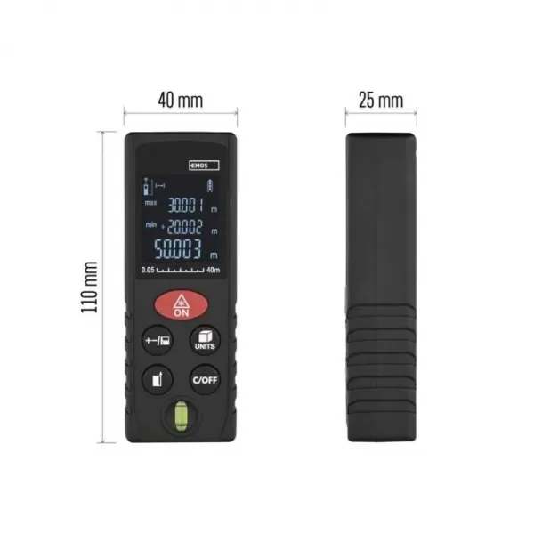 EMOS Laserový měřič vzdálenosti M0502