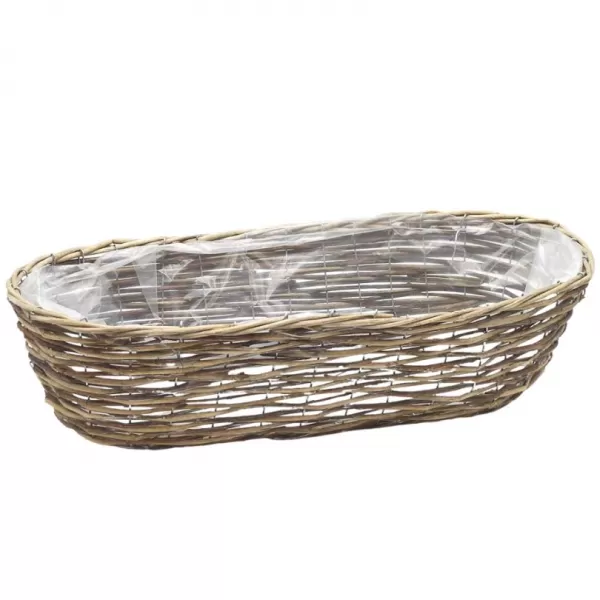 Dekorace - Truhlík vrba ovál 57x22x15cm