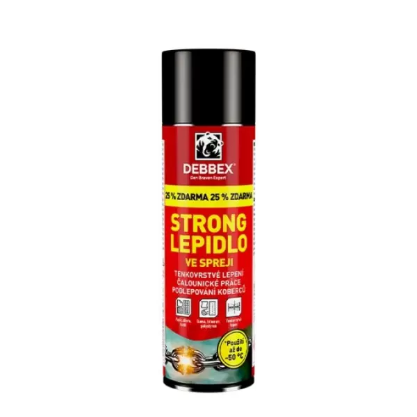 DENB Lepidlo ve spreji na bázi butylu STRONG 400ml RL