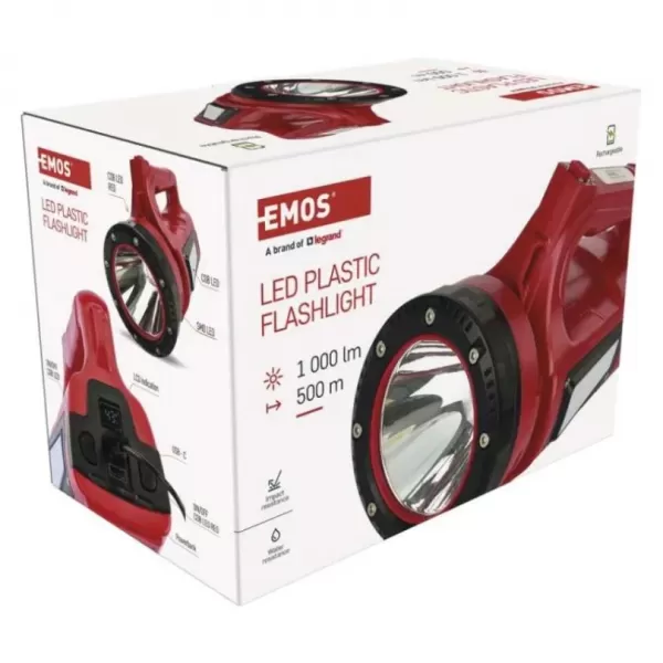 EMOS LED nabíjecí svítilna P2317, 1000 lm, 15000 mAh