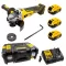DEWALT Bruska úhlová AKU DCG405P3QS - 3ks baterií