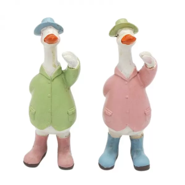 Dekorace-Houser a husa poly na výletě 13cm