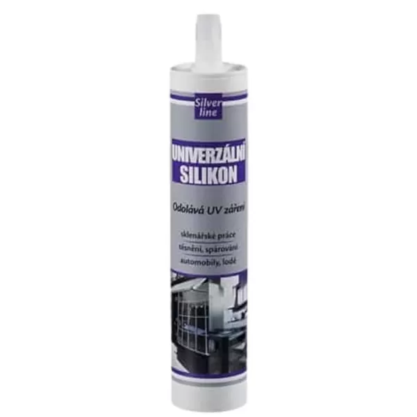 DENB Silikon univerzální 280ml bílý Silver Line