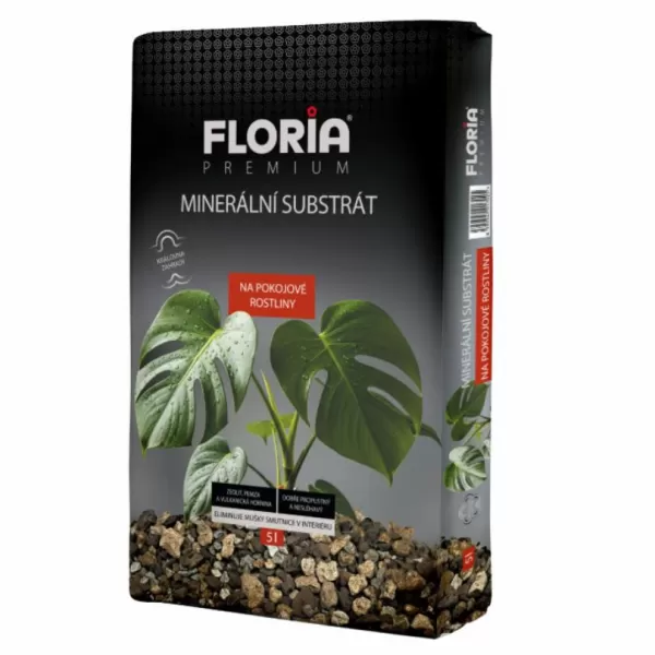AGRO FLORIA Minerální substrát pokojové rostliny 5l