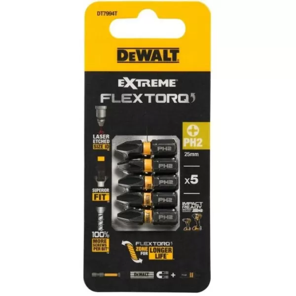 DEWALT Bity torsion inpact Ph2/25 DT7994T
